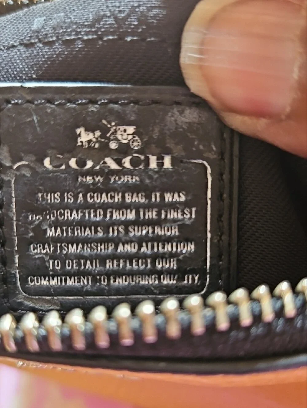 Coach Hologram Nolita 15 Pebbled Leather Wristlet